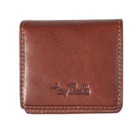 Vegetale leather coin wallet with magnetic closure