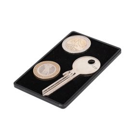 Aluminum petty cash tray for Furbo cardholder