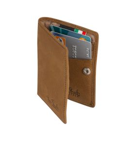 Furbo Pure Mini Vintage leather 2-fold wallet with banknote and coin pocket