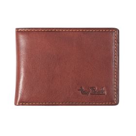 Slim size leather men's wallet with coinpocket
