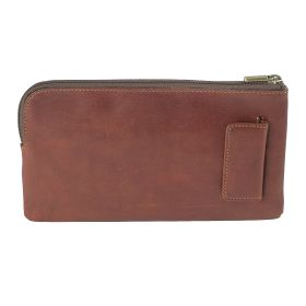 Leather travel wallet