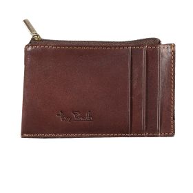 Vegetale leather creditcard wallet with extra zip pocket