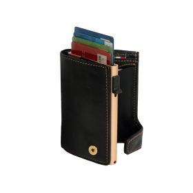 Furbo Vegetale Ladies leather RFID card holder (bronze) with banknote and coin pocket