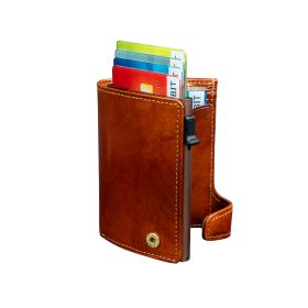 Furbo Van Gogh leather card holder with banknote and coin pocket