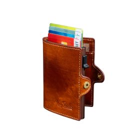 Furbo Van Gogh leather card holder with banknote and outside pocket