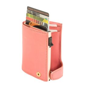 Furbo Volonata leather RFID card holder with banknote and coin pocket