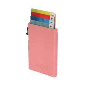 Furbo Volonata leather RFID Card holder with outside pocket for extra card