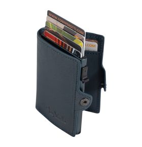 Furbo Volonata leather RFID card holder with banknote and outside pocket