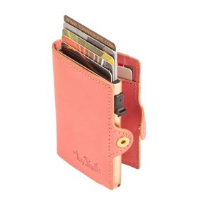 Furbo Volonata leather RFID card holder with banknote and outside pocket