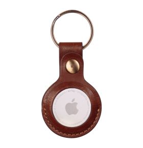 Leather keychain suitable for AirTag