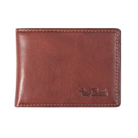 Vegetale leather billfold with coin pocket, small