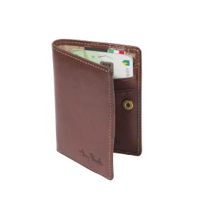 Furbo Pure Mini Vegetale leather 2-fold wallet with banknote and coin pocket