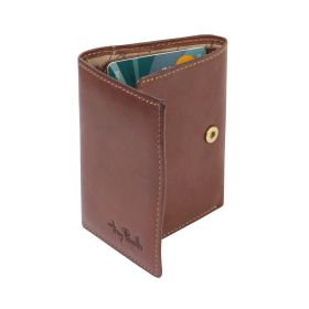 Furbo Pure Mini Vegetale leather 3-fold wallet with banknote and outside pocket