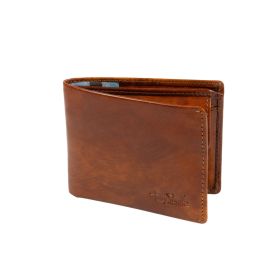 Van Gogh leather Billfold with coin pocket, medium